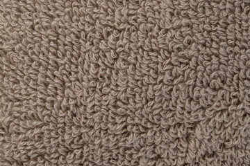 soft cotton terry towel in various colors, fabric texture, macro