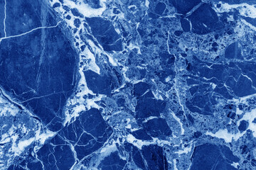 Beautiful texture of blue marble. Abstract natural background.