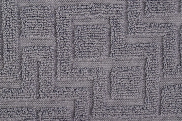 soft cotton terry towel in various colors, fabric texture, macro