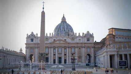 Fototapeta na wymiar St. Peters Basilica in Rome