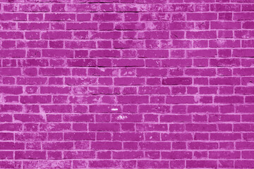 Plakat Pink brick building wall. Interior of a modern loft. Background for design