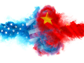 USA versus China. economic crisis
