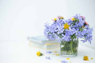 bouquet of spring flowers in vase