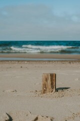 deska na plaży