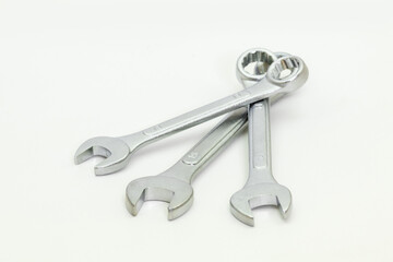 wrench on white background