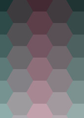 Abstract color Low-Polygones Generative Art background illustration