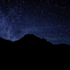 Night sky with stars