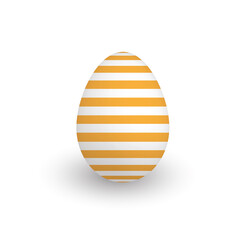 Colorful 3D realistic Easter egg