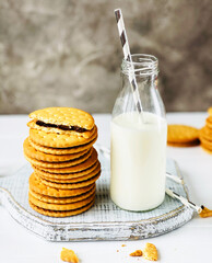 cookies with milk
