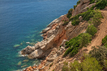 Landscape near Arbatax. Sardinia. Italy