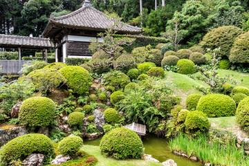 The Scenic Garden at Ryotanji Temple in Hamamatsu, Japan