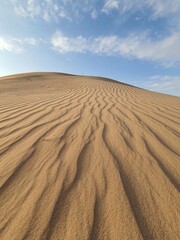 sand dunes in desert