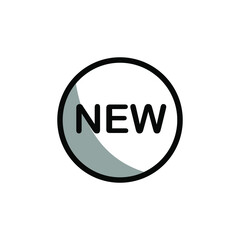 New tag, label, icon template