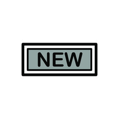 New tag, label, icon template