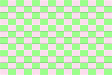 pink and green squares background 
