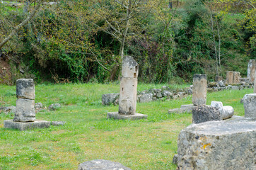 Altar and Temple of Amphiaraos oropos greece