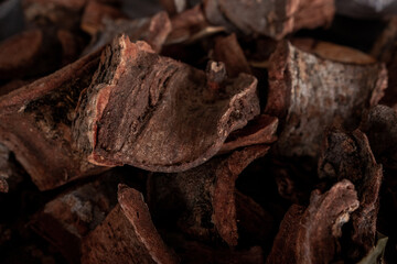 dry leaf tea background