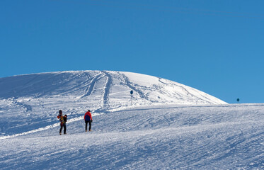 Snownoard alpinismo, Passo d'Eira, Livigno - Italy