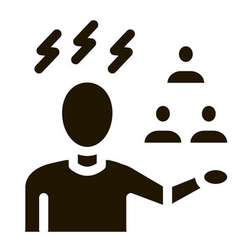 racist expression glyph icon vector. racist expression sign. isolated symbol illustration