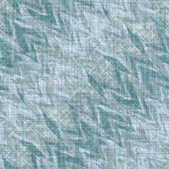 
Aegean teal mottle chevron patterned linen texture background. Summer coastal living style home decor fabric effect. Sea green wash grunge striped zig zag material. Decorative textile seamless patter