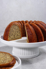 Bolu pisang or banana bundt cake