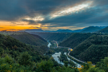 view from the mountain