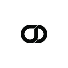 cjd letter original monogram logo design