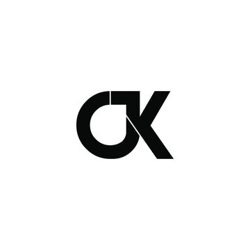 cjk letter original monogram logo design