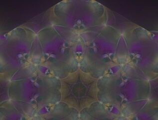 Imaginatory fractal background generated Image