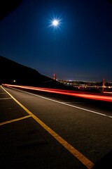 Obraz premium highway at night