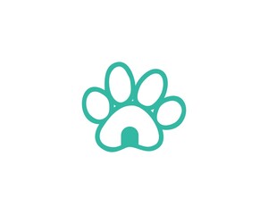 pet home care simple logo