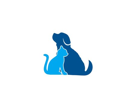 Pet dog and cat Care logo