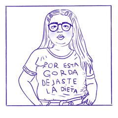 Portrait of outstanding, powerful and beautiful woman 