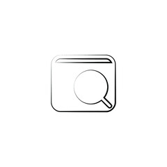 folder logo icon design with simple flat style