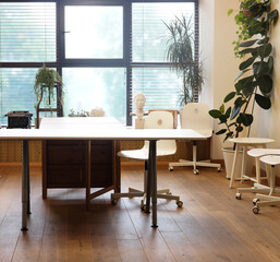 Interior of beautiful modern office