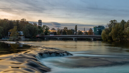 view of the river in the city