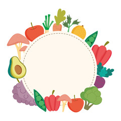 healthy food badge