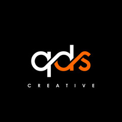 QDS Letter Initial Logo Design Template Vector Illustration