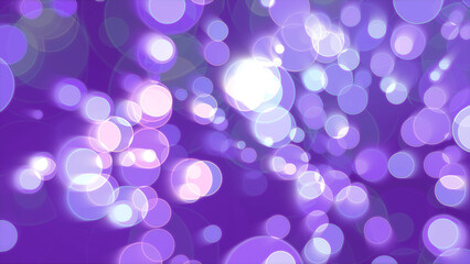 Colorful purple fast blur light bubble divine dimension bokeh blur absract
