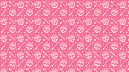 Skulls and pink bones