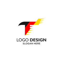germany airways logo design template