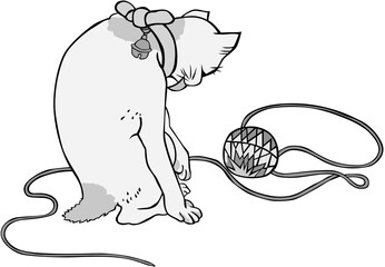 浮世絵　猫　その1	