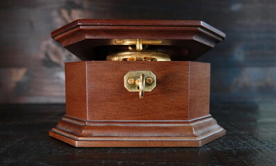 old jewelry box close up