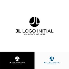 vector graphic of JL logo initials for  company logo