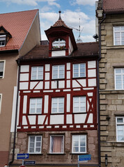 Half-timbered house in Nuremberg, Germany