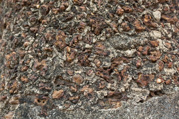 Texture of a stone wall. Old castle stone wall texture background. Stone wall as a background or texture.
Part of a stone wall, for background or texture