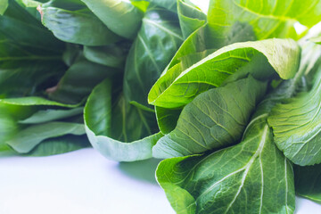 bok choi leaves