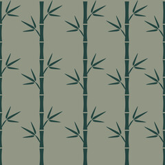 Bamboo seamless pattern