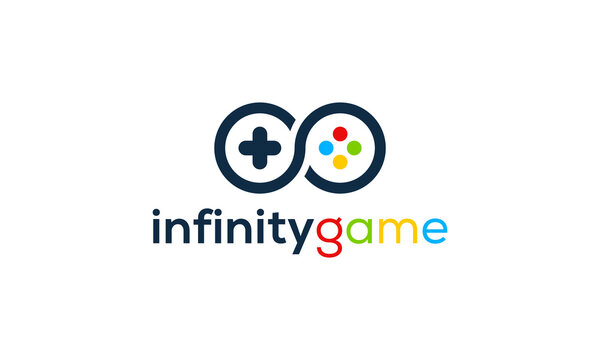 Infinity gaming logo design concept