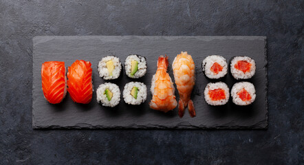 Japanese sushi set